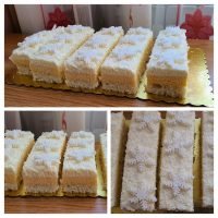 prăjitură cu cremă de vanilie