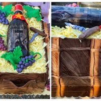 Tort Ladita de vin cu sticla old Tort