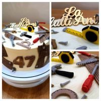 Tort pentru tamplar cu rigla , surubelnita , cleste , fierastrau , cheie reglabila , ciocan